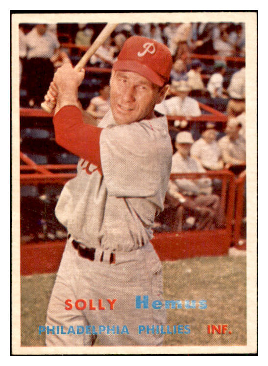 1957 Topps Baseball #231 Solly Hemus Phillies NR-MT 534901