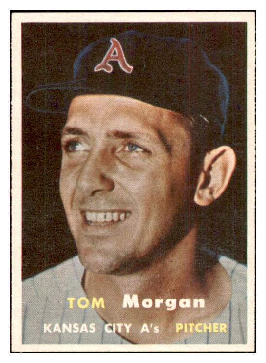 1957 Topps Baseball #239 Tom Morgan A's NR-MT 534903