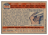 1957 Topps Baseball #241 Joe Lonnett Phillies NR-MT 534904