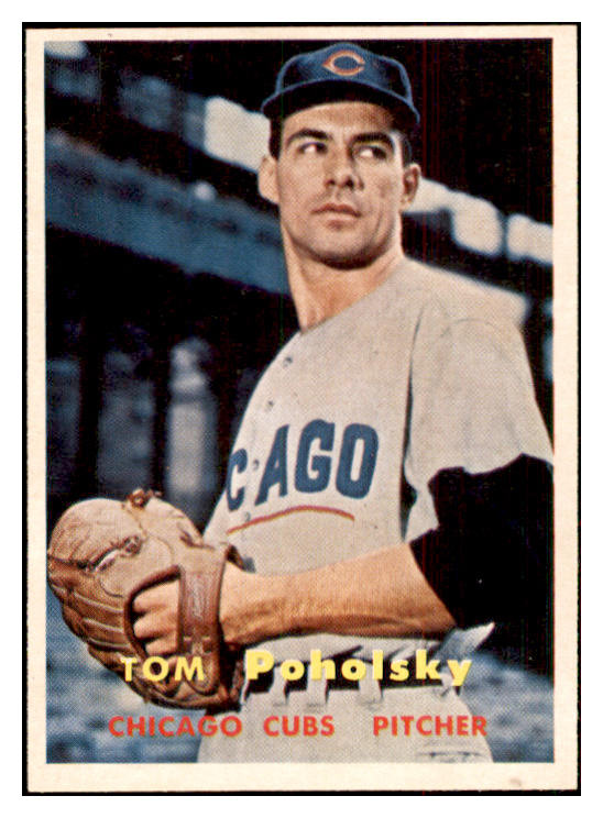 1957 Topps Baseball #235 Tom Poholsky Cubs NR-MT 534905