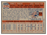 1957 Topps Baseball #235 Tom Poholsky Cubs NR-MT 534905