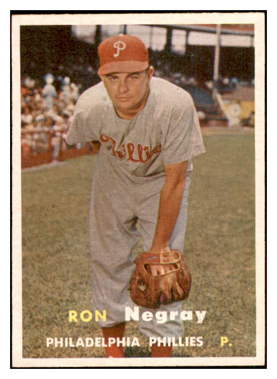 1957 Topps Baseball #254 Ron Negray Phillies NR-MT 534908