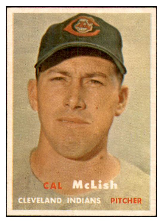 1957 Topps Baseball #364 Cal Mclish Indians NR-MT 534909