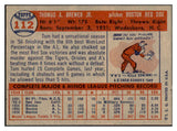 1957 Topps Baseball #112 Tom Brewer Red Sox NR-MT 534916
