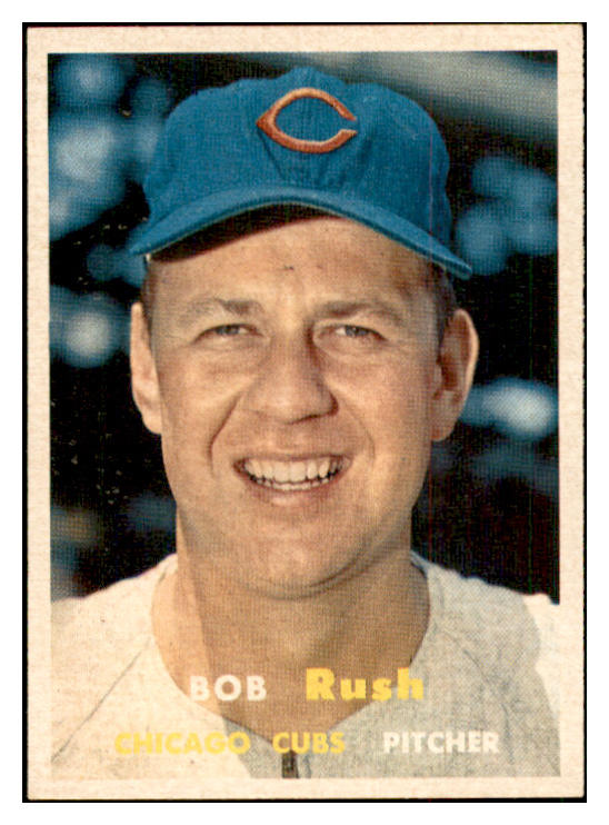 1957 Topps Baseball #137 Bob Rush Cubs NR-MT 534918