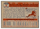 1957 Topps Baseball #009 Johnny Temple Reds EX-MT 534922
