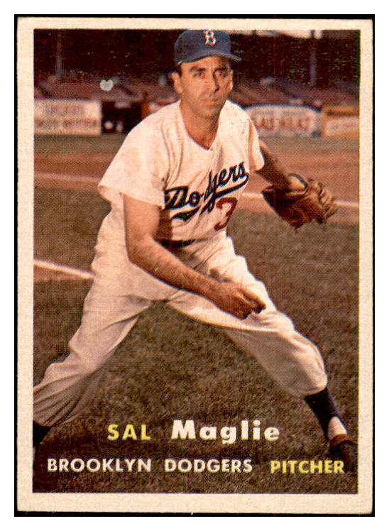 1957 Topps Baseball #005 Sal Maglie Dodgers EX-MT 534923