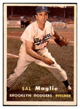 1957 Topps Baseball #005 Sal Maglie Dodgers EX-MT 534923