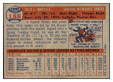 1957 Topps Baseball #188 Felix Mantilla Braves EX-MT 534924