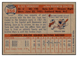 1957 Topps Baseball #356 Faye Throneberry Senators EX-MT 534925