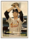 1957 Topps Baseball #359 Tom Cheney Cardinals EX-MT 534926