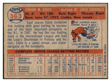 1957 Topps Baseball #363 Eddie Kasko Cardinals EX-MT 534927