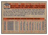 1957 Topps Baseball #174 Willie Jones Phillies EX-MT 534939