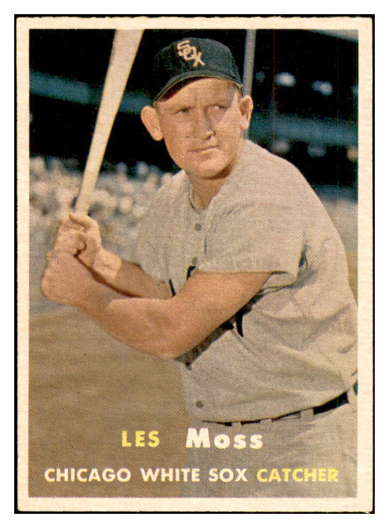1957 Topps Baseball #213 Les Moss White Sox EX-MT 534940