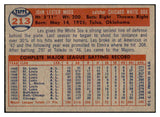 1957 Topps Baseball #213 Les Moss White Sox EX-MT 534940