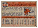 1957 Topps Baseball #261 Bob Chakales Senators EX-MT 534951