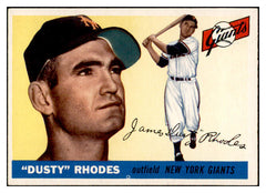 1955 Topps Baseball #001 Dusty Rhodes Giants VG-EX 534952