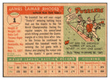 1955 Topps Baseball #001 Dusty Rhodes Giants VG-EX 534952
