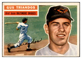 1956 Topps Baseball #080 Gus Triandos Orioles EX-MT Gray 534953