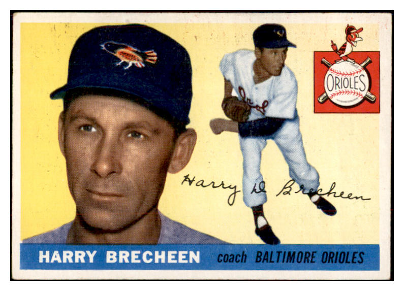 1955 Topps Baseball #113 Harry Brecheen Orioles EX-MT 534959
