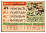 1955 Topps Baseball #108 Rube Walker Dodgers EX-MT 534960