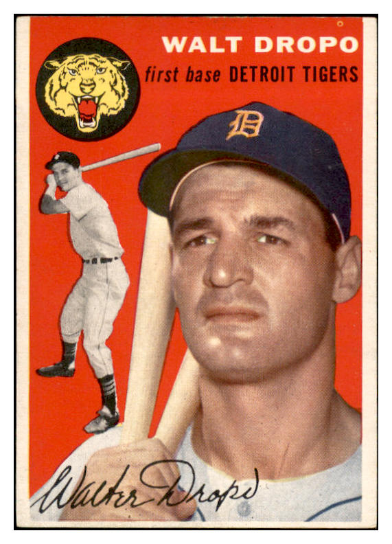 1954 Topps Baseball #018 Walt Dropo Tigers EX-MT 534966