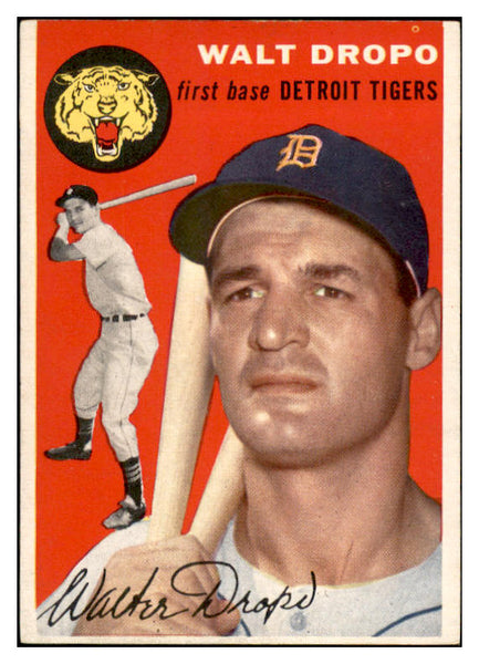 1954 Topps Baseball #018 Walt Dropo Tigers EX-MT 534966