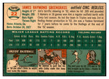 1954 Topps Baseball #022 Jim Greengrass Reds EX-MT 534968