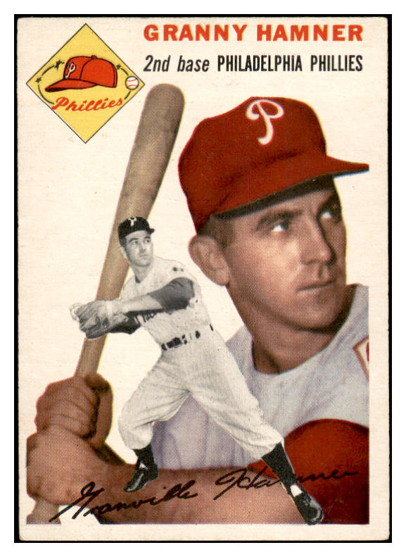 1954 Topps Baseball #024 Granny Hamner Phillies EX-MT 534969