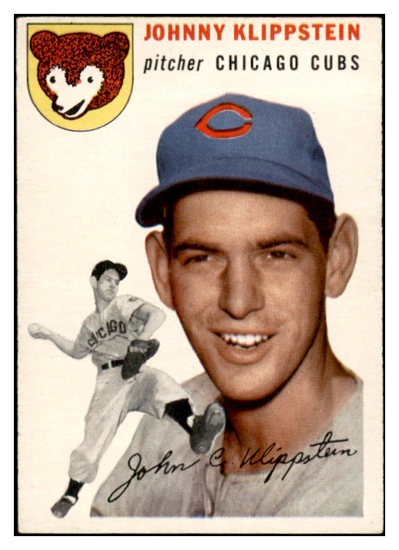 1954 Topps Baseball #031 Johnny Klippstein Cubs EX-MT 534974