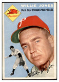 1954 Topps Baseball #041 Willie Jones Phillies EX-MT 534978