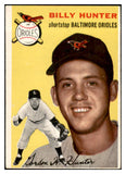 1954 Topps Baseball #048 Billy Hunter Orioles EX-MT 534982