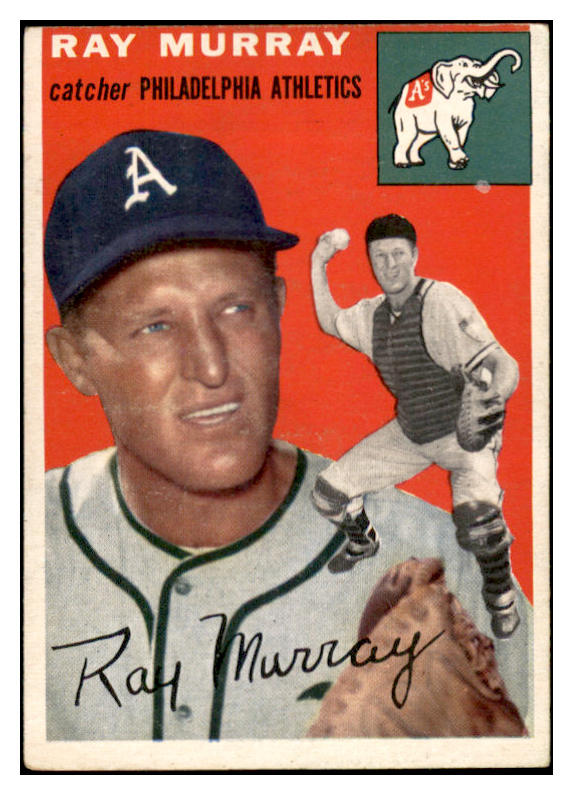 1954 Topps Baseball #049 Ray Murray A's EX-MT 534983