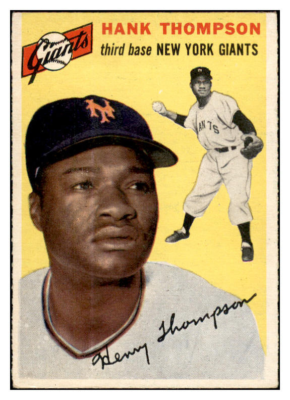 1954 Topps Baseball #064 Hank Thompson Giants EX-MT 534991