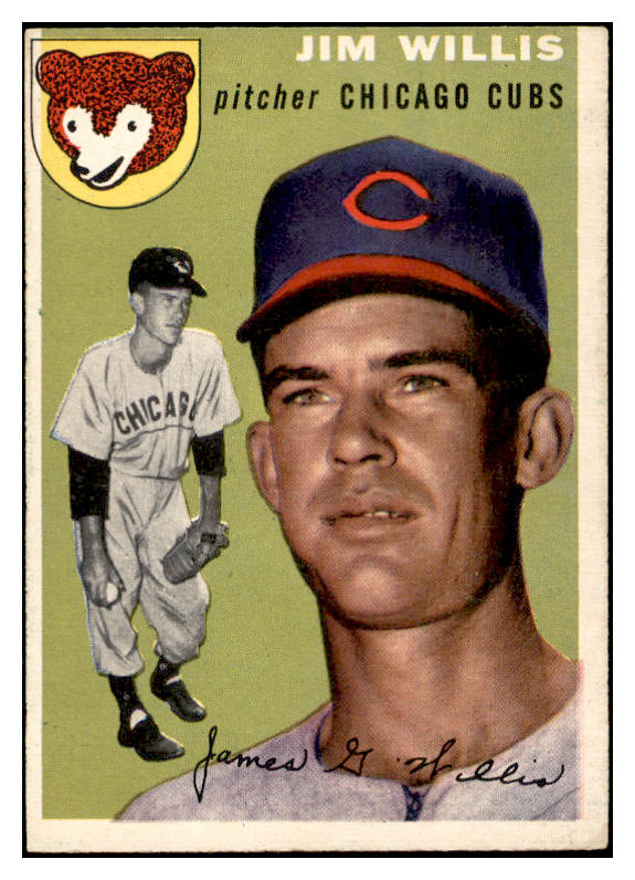 1954 Topps Baseball #067 Jim Willis Cubs EX-MT 534992