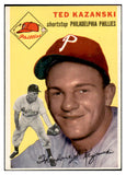1954 Topps Baseball #078 Ted Kazanski Phillies EX-MT 534997