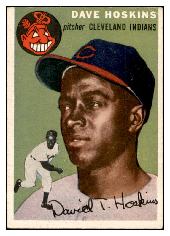 1954 Topps Baseball #081 Dave Hoskins Indians EX-MT 534998