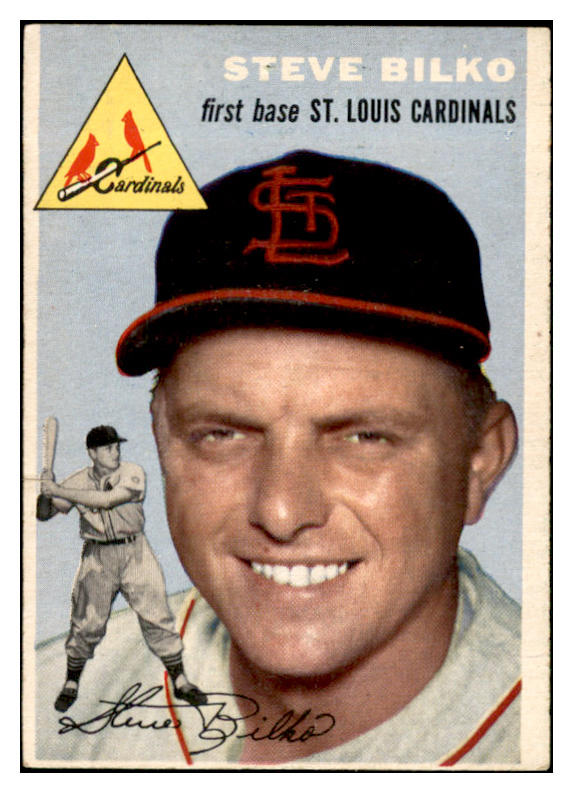1954 Topps Baseball #116 Steve Bilko Cardinals EX-MT 535002