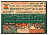 1954 Topps Baseball #127 Steve O'Neill Phillies EX-MT 535005