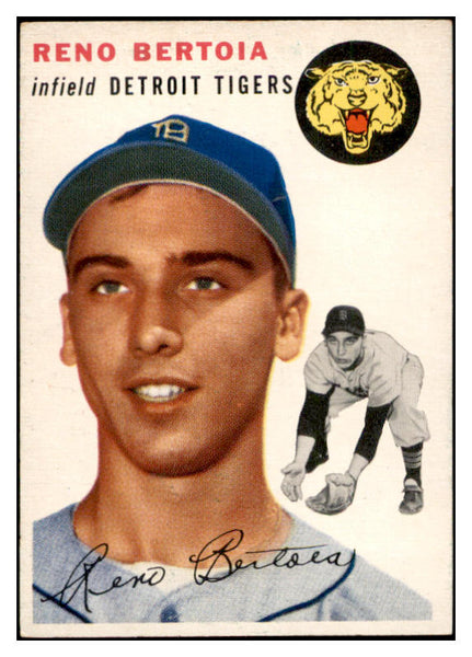 1954 Topps Baseball #131 Reno Bertoia Tigers EX-MT 535006