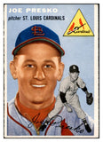 1954 Topps Baseball #135 Joe Presko Cardinals EX-MT 535009