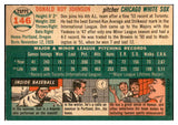 1954 Topps Baseball #146 Don Johnson White Sox EX-MT 535015
