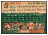 1954 Topps Baseball #152 Mike Blyzka Orioles EX-MT 535017