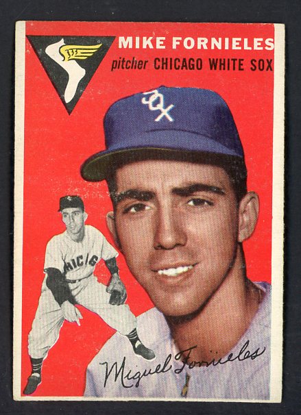 1954 Topps Baseball #154 Mike Fornieles White Sox EX-MT 535018