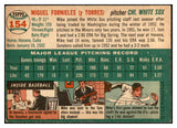 1954 Topps Baseball #154 Mike Fornieles White Sox EX-MT 535018