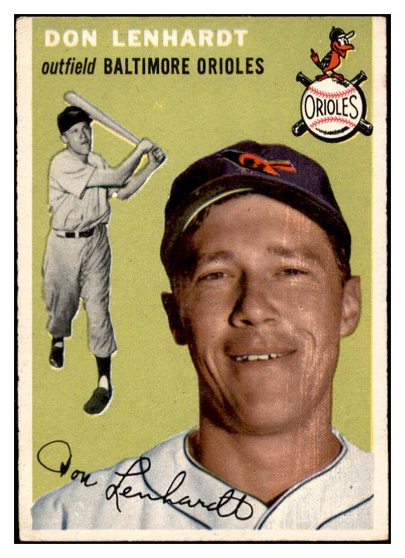 1954 Topps Baseball #157 Don Lenhardt Orioles EX-MT 535020