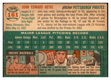 1954 Topps Baseball #161 John Hetki Pirates EX-MT 535022