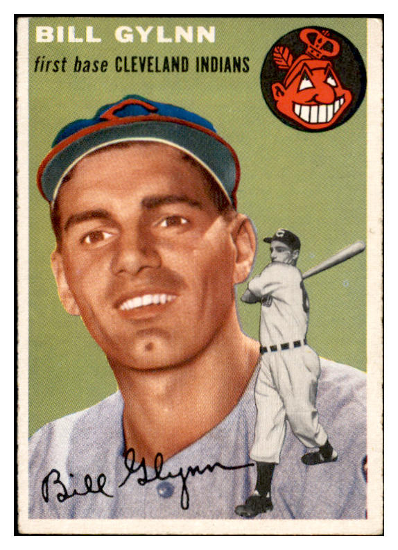 1954 Topps Baseball #178 Bill Glynn Indians EX-MT 535024