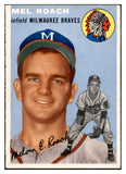 1954 Topps Baseball #181 Mel Roach Braves EX-MT 535025