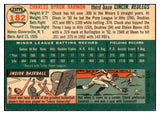 1954 Topps Baseball #182 Chuck Harmon Reds EX-MT 535026
